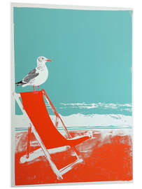 PVC print Holiday memory with seagull