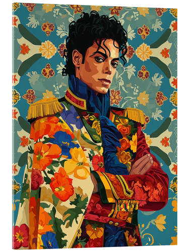 Tableau en verre acrylique Michael Jackson Pop Art