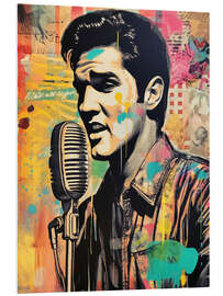 Foam board print Elvis Presley Pop Art