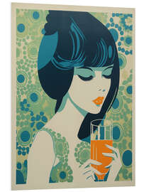 Foam board print Orange Juice Girl