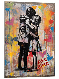 Gallery print Forever Love - Banksy Style