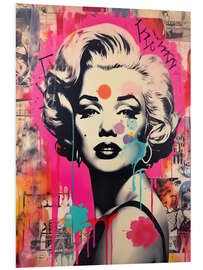 Obraz na PCV Marilyn Street Art Graffiti