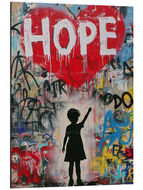 Magnettafel Hope - Banksy Style