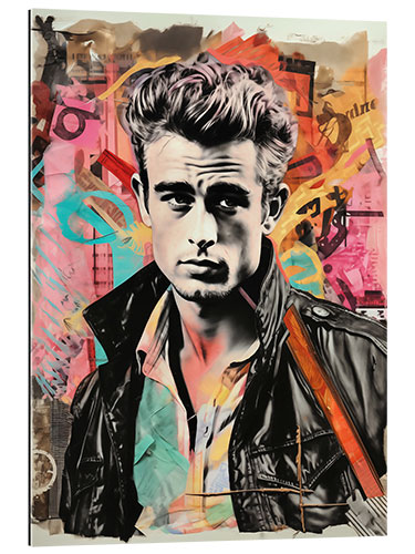 Galleritryk James Dean Pop Art Icon