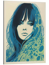 Magnettafel Blue and Green Beauty