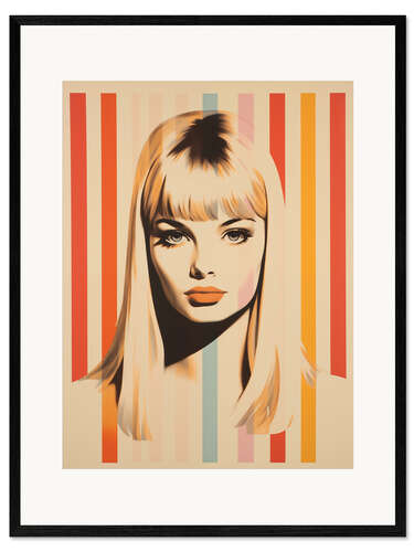 Framed art print The Copy Shop Girl