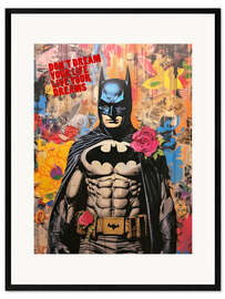Impresión de arte enmarcada Batman Pop Art - Don't Dream Your Life - Frank Daske