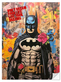 Wandsticker Batman Pop Art - Don't Dream Your Life