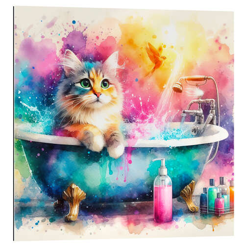 Gallery print Kitten in the bathtub