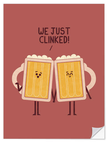 Wandsticker Clinked