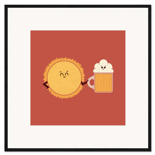 Framed art print Beer Cloud