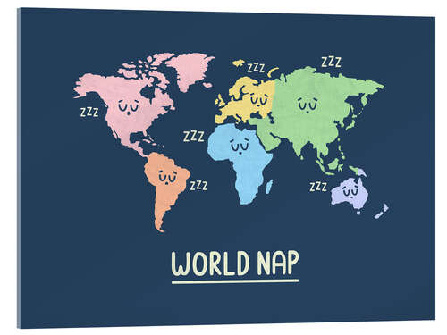 Acrylic print World Nap