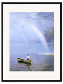 Gerahmter Kunstdruck Der Regenbogen, 1892