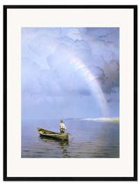 Gerahmter Kunstdruck Der Regenbogen, 1892