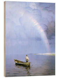 Quadro de madeira The Rainbow, 1892