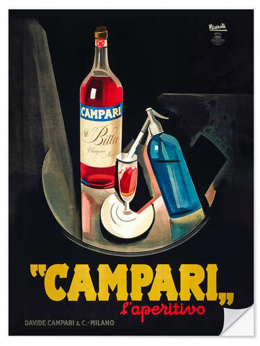 Autocolante decorativo Campari l'Aperitivo II