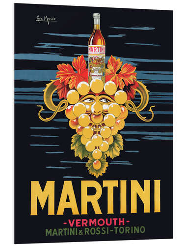 Foam board print Martini Advertising Poster II