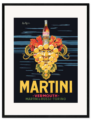 Framed art print Martini Advertising Poster II