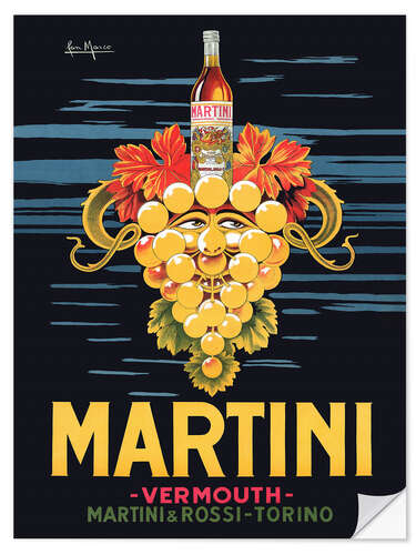 Wall sticker Martini Advertising Poster II