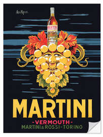 Sticker mural Martini Advertising Poster II