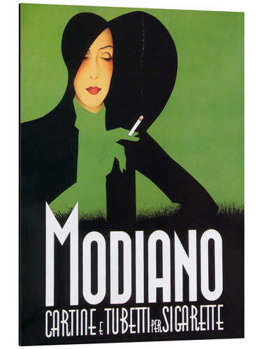 Aluminium print Modiano (Italian) II