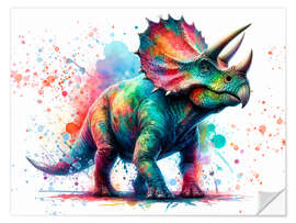 Wall sticker Dinosaur in watercolour II