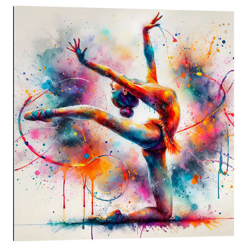 Gallery print Rhythmic gymnastics in watercolour