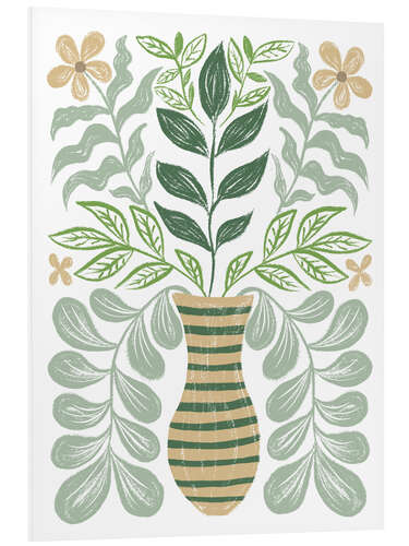 Quadro em PVC Green Bouquet