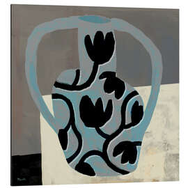 Magnettafel Muranoblaue Glasvase