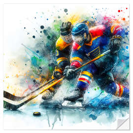 Wall sticker Ice Hockey Fight