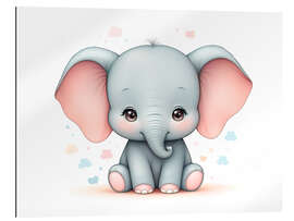 Gallery print Pretty Baby Elephant