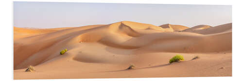 Print på skumplade Dune landscape in the Rub al Chali desert, Abu Dhabi