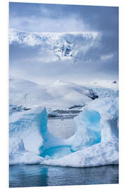 Tableau en PVC Ice landscapes in Antarctica