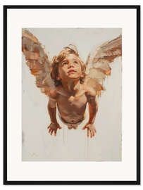Gerahmter Kunstdruck Kleiner Engel