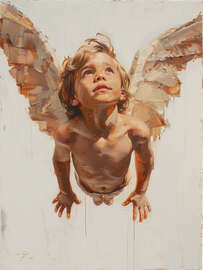 Magnettafel Kleiner Engel