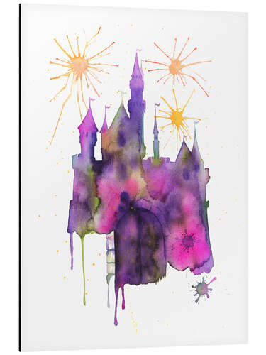 Aluminium print Festive Fairytale Castle
