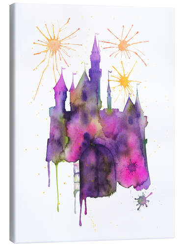 Canvas print Festive Fairytale Castle