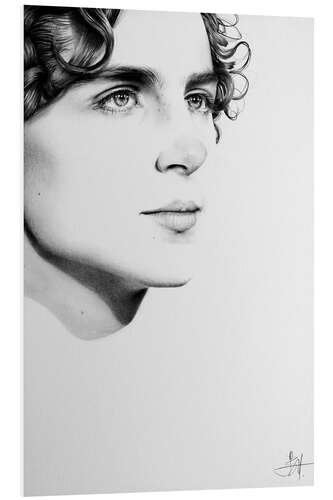 Hartschaumbild Timothee Chalamet