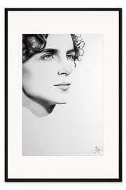 Gerahmter Kunstdruck Timothee Chalamet