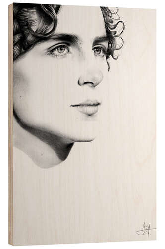 Holzbild Timothee Chalamet