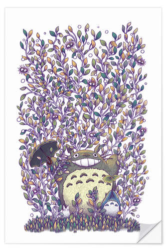 Vinilo para la pared Totoro Magic Seeds