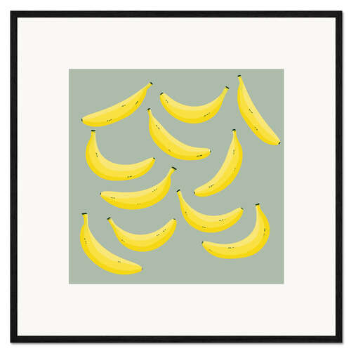 Innrammet kunsttrykk Bananas