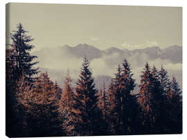 Canvas print Mountain Forest