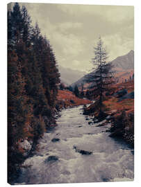 Canvas print Mountain River