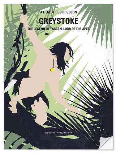 Selvklebende plakat Greystoke - The Legend of Tarzan