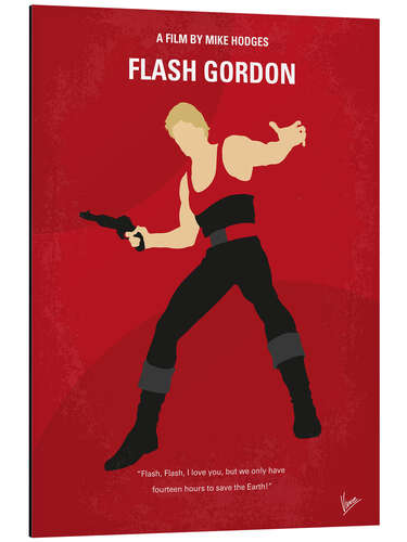 Aluminium print Flash Gordon