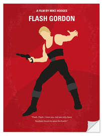 Vinilo para la pared Flash Gordon