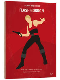 Holzbild Flash Gordon