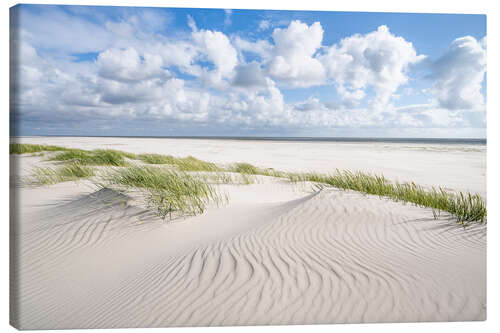 Lerretsbilde North Sea beach on Amrum