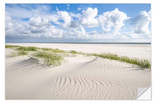 Naklejka na ścianę North Sea beach on Amrum